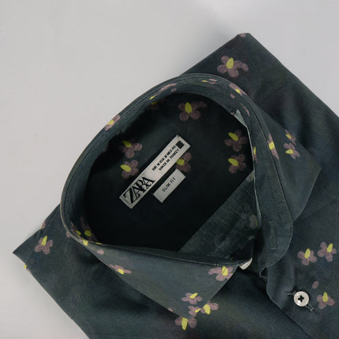 ZR Black Floral Shirt